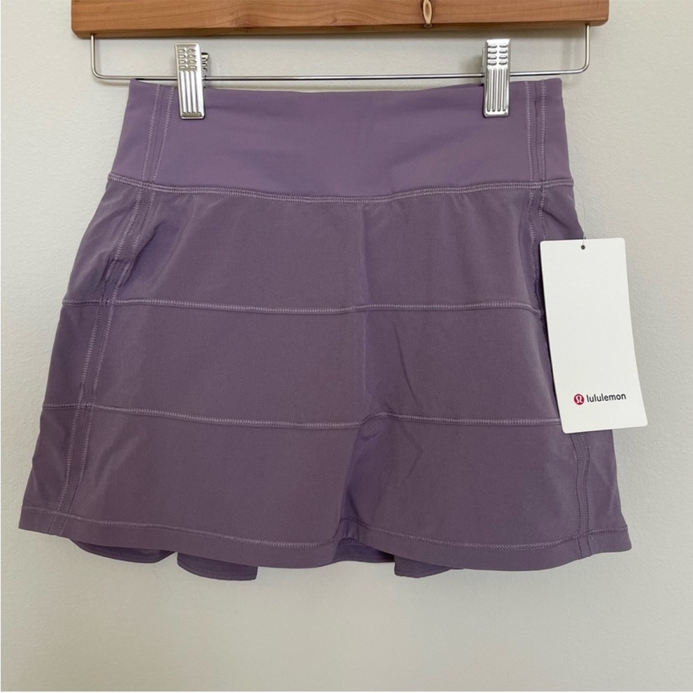 Lululemon Pace Rival Skirt Long Purple Ash Size 2
